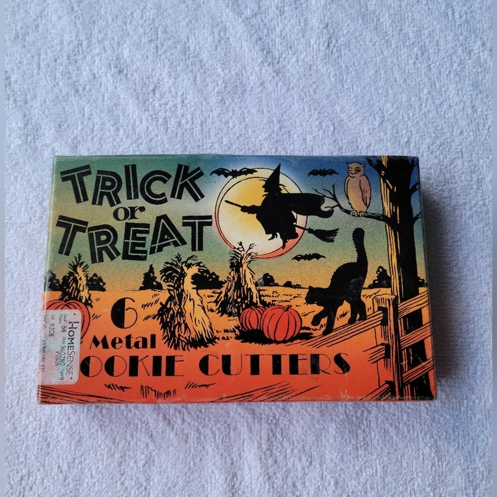 Trick  or Treat Halloween Cookie Cutters Vintage